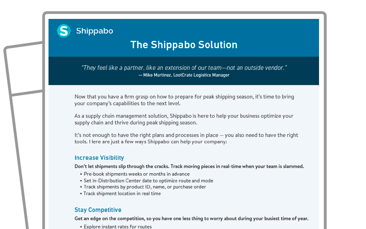 One Sheet icon Best Practices - 7 Tips for Optimizing Shipments